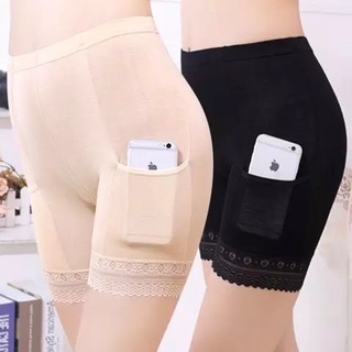 Quần đùi mặc váy viền ren có túi 40-60 kg