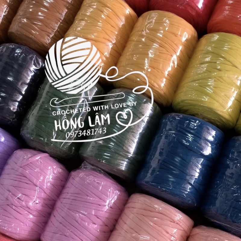 Sợi Vải Craft Yarn Việt Nam Trơn/Loang