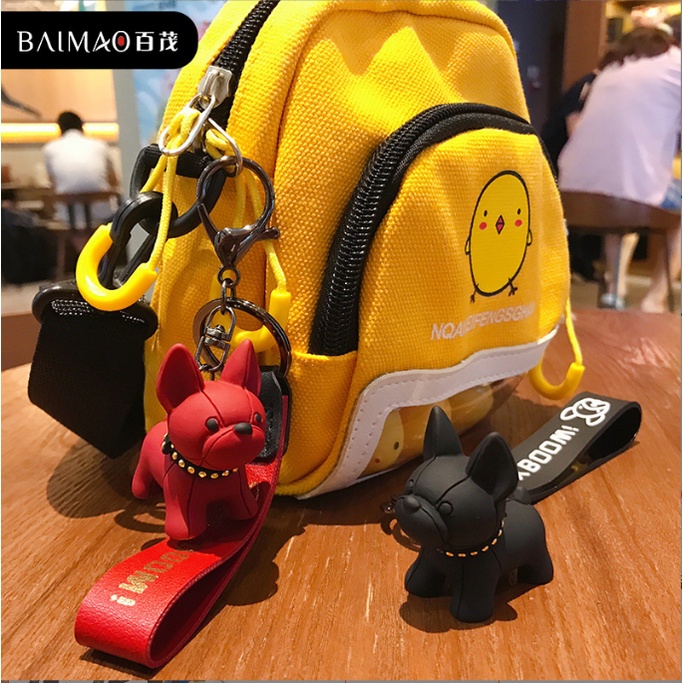 Móc Khóa Đẹp Chó Bull phụ kiện Túi Xách dễ thương-Minkey