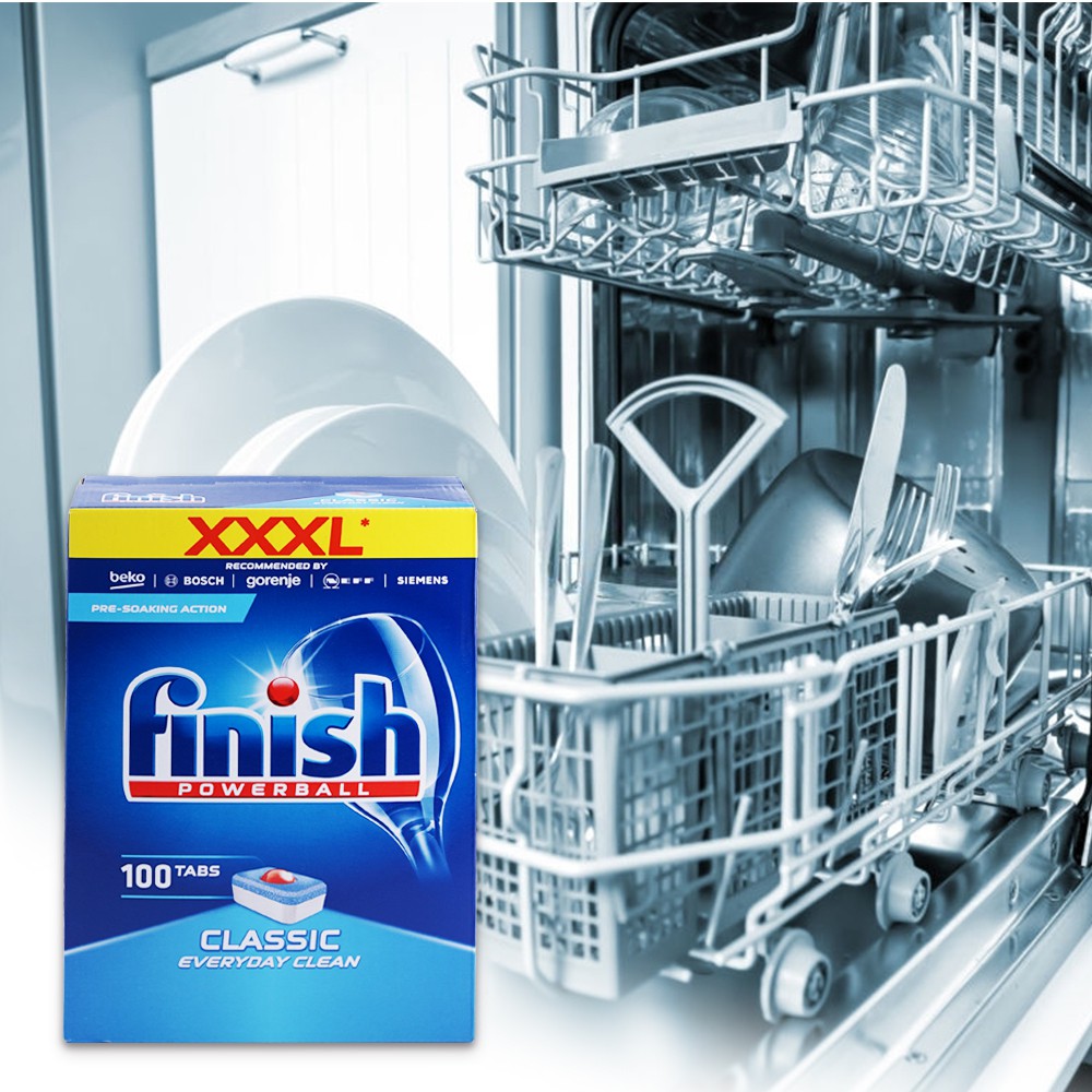 Viên rửa chén bát Finish Classic 100 viên Finish EU