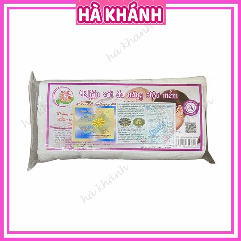 Khăn khô đa năng baby Hiền Trang (loại 240 gram - 180 tờ - 1 gói )