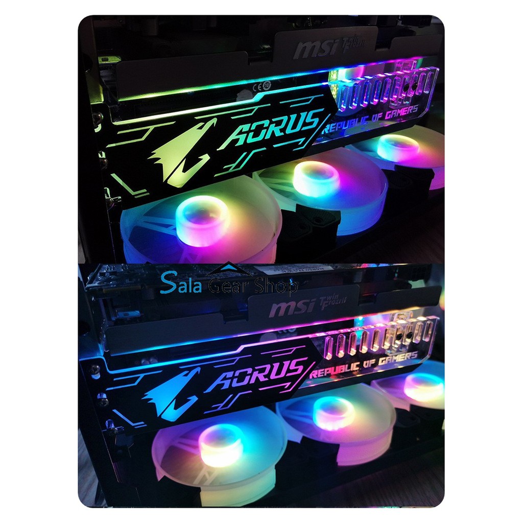 Đỡ Card VGA Coolmoon Aorus - Rog RGB, Sync Hub Coolmoon | WebRaoVat - webraovat.net.vn