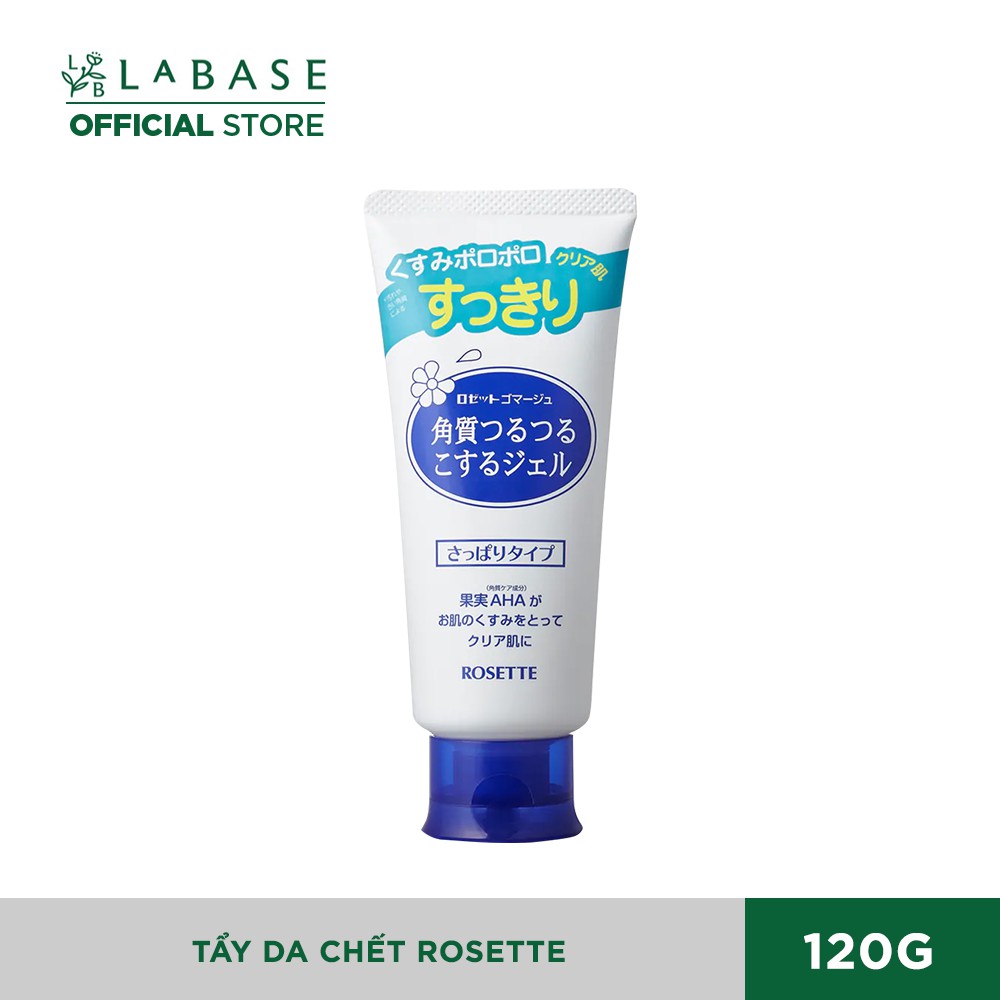 [Hàng bán nhập khẩu chính hãng] Gel tẩy tế bào chết Rosette Peeling Gel 120g chính hãng Nhật Bản