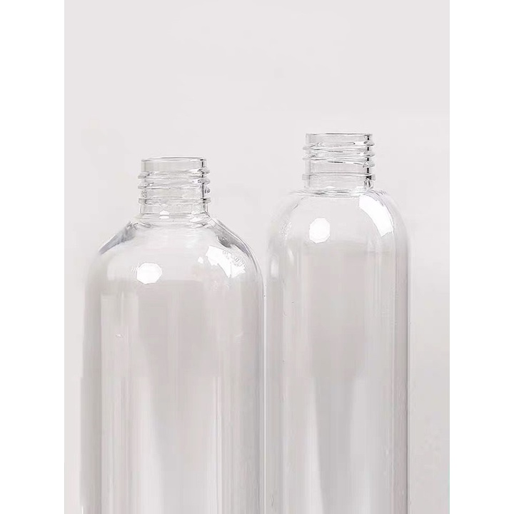 Bình Nhựa Trong Suốt 30ml Đựng Dầu Gội Sữa Tắm Tiện Dụng