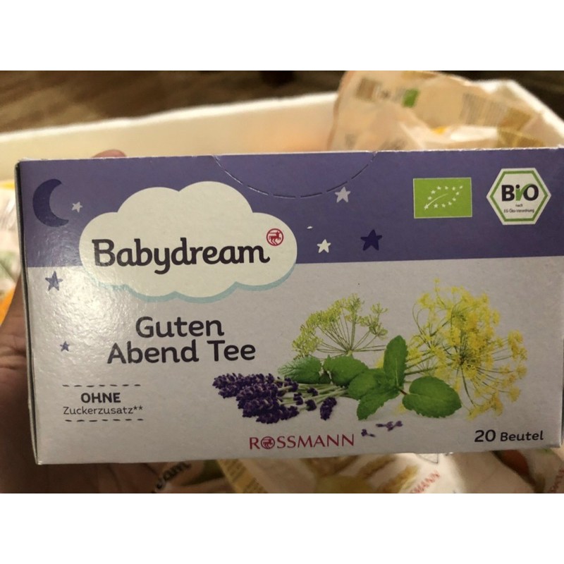 [Date 07/22] Trà hữu cơ Baby Dream hoa quả thì là ngủ ngon hộp 20 túi lọc