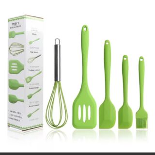 Bộ 5 Phới đánh trứng spatula silicon cao cấp