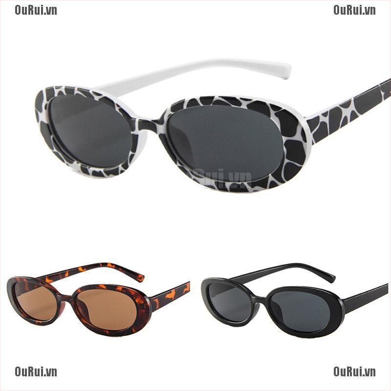 Kính Mát Gọng oval Phong Cách Vintage Thời Trang Cho Nữ