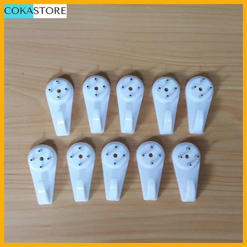 Đinh Treo Tường 4 Chân Treo Đồ Không Cần Khoan Tường Dễ Lắp Đặt Thương Hiệu Cokastore