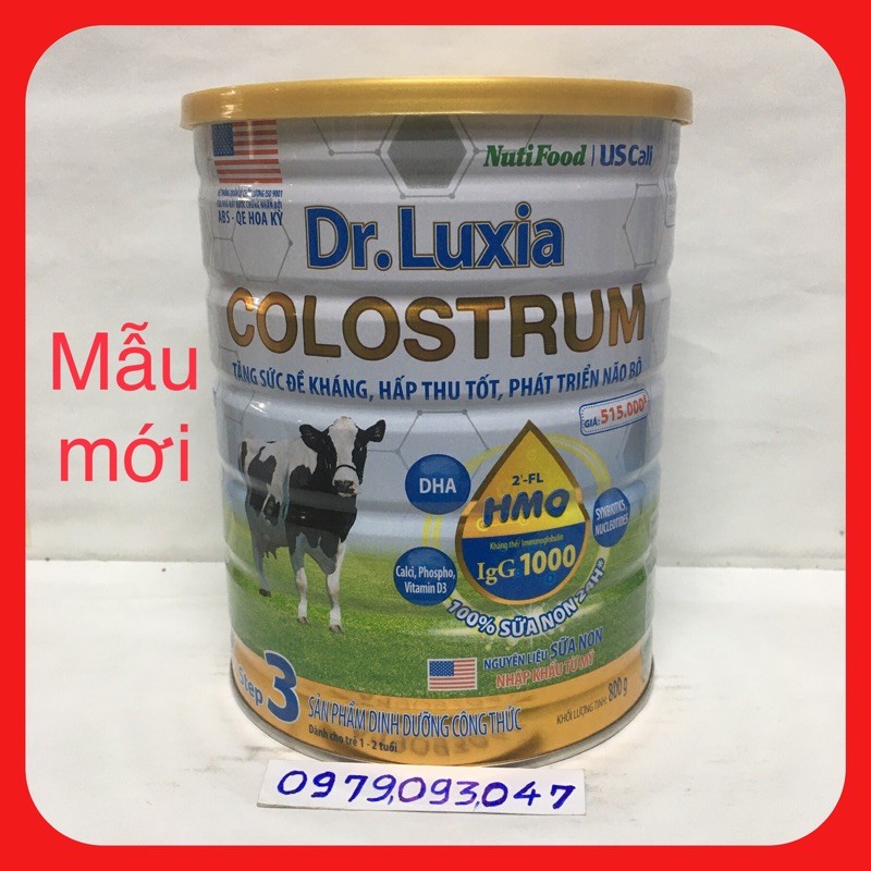 Sữa Colostrum step 3 ( Dr luxia )-lon 800g date: 01/2024