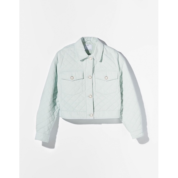 Áo Khoác Denim Nữ Xanh Trám BSK