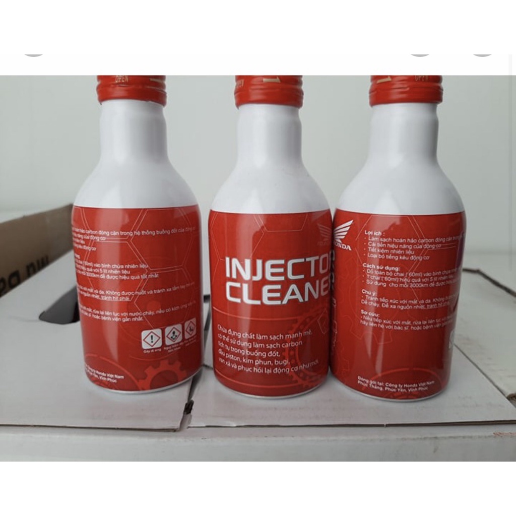 Chai súc động cơ, vệ sinh kim phun và buồng đốt xe máy chính hiệu Honda INJECTER-CLEANER