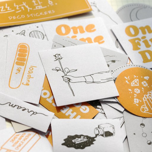 &lt;Video Review&gt; Set 60 Sticker Hình Dán Milk Trang Trí Phòng Góc Học Tập Sổ Tay Nhật Ký Điện Thoại M015
