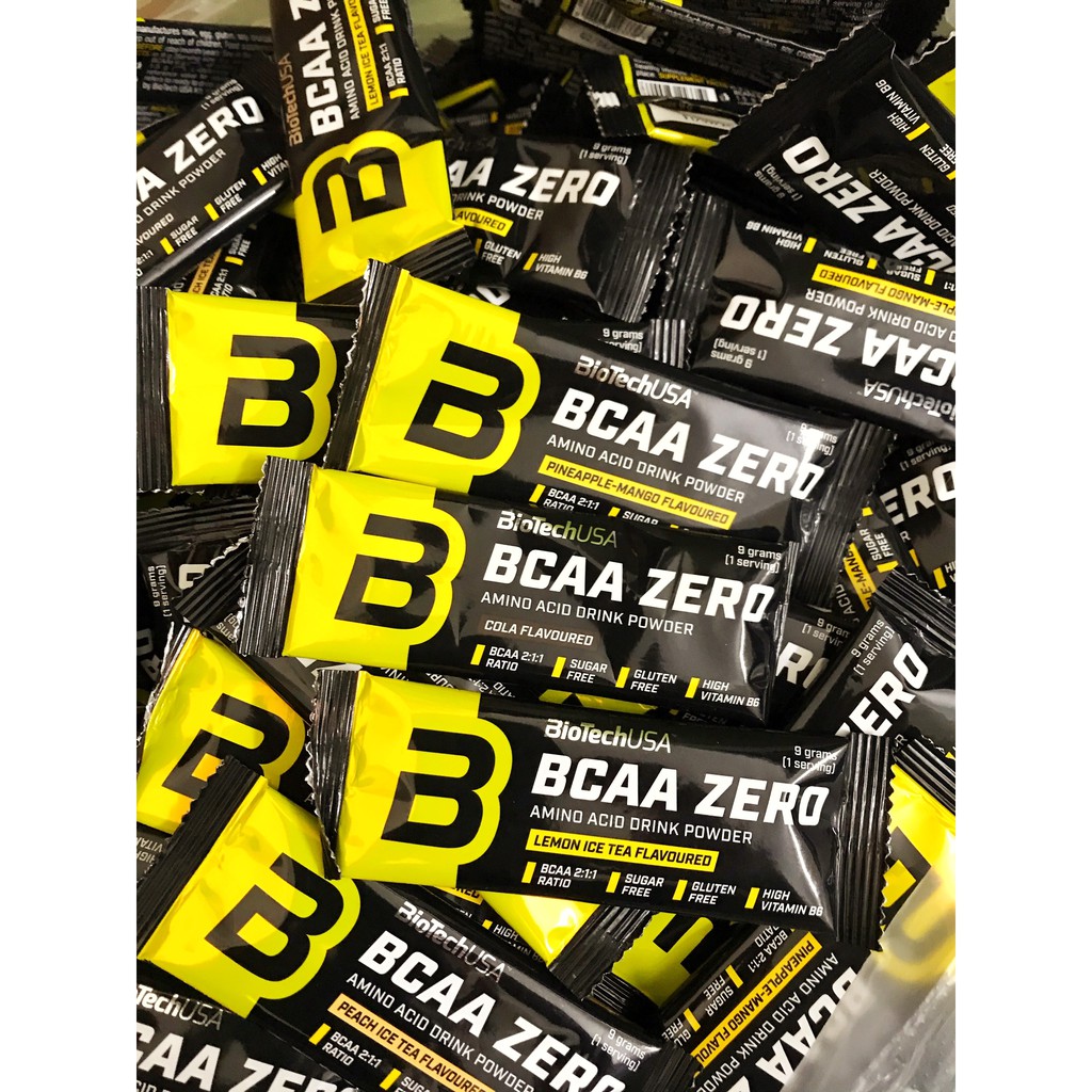 Combo 05 Gói Dùng Thử Tăng Sức Bền BCAA ZERO BiotechUSA