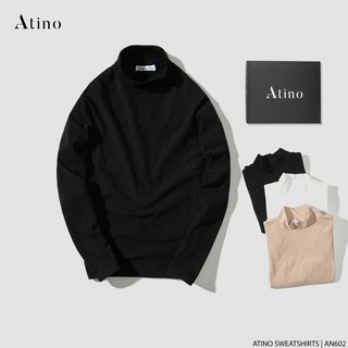 Áo Nỉ Nhung 2 Mặt Giữ Nhiệt Nam ATINO Vải Nhung 2 Mặt Cao Cấp Form Regular Fit AN602