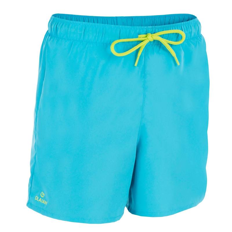 Quần short lướt ván ngắn Decathlon OLAIAN Hendaia cho bé trai - Ngọc lam Prems