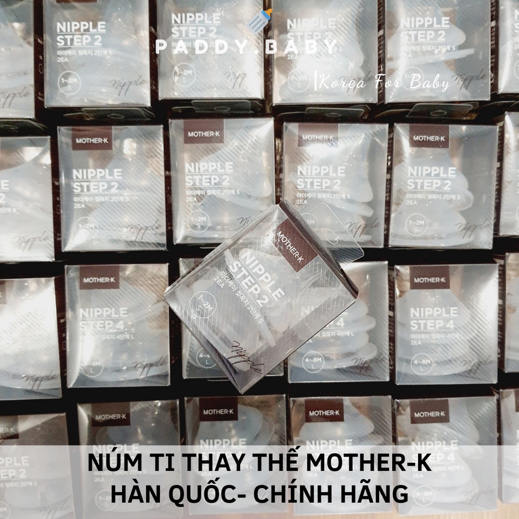 &lt;Xả kho&gt; Núm ti thay thế Mother K Hàn Quốc chính hãng &lt;made in Korea&gt;