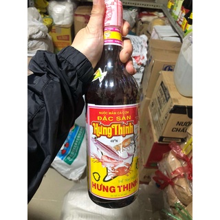 Nước mắm đặc sản Hưng Thịnh loại ngon 40 độ đạm chai 750ml
