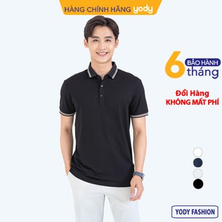 Áo polo nam pima YODY áo phông chất liệu 95% cotton pima áo phông có cổ yody fashion APM3337