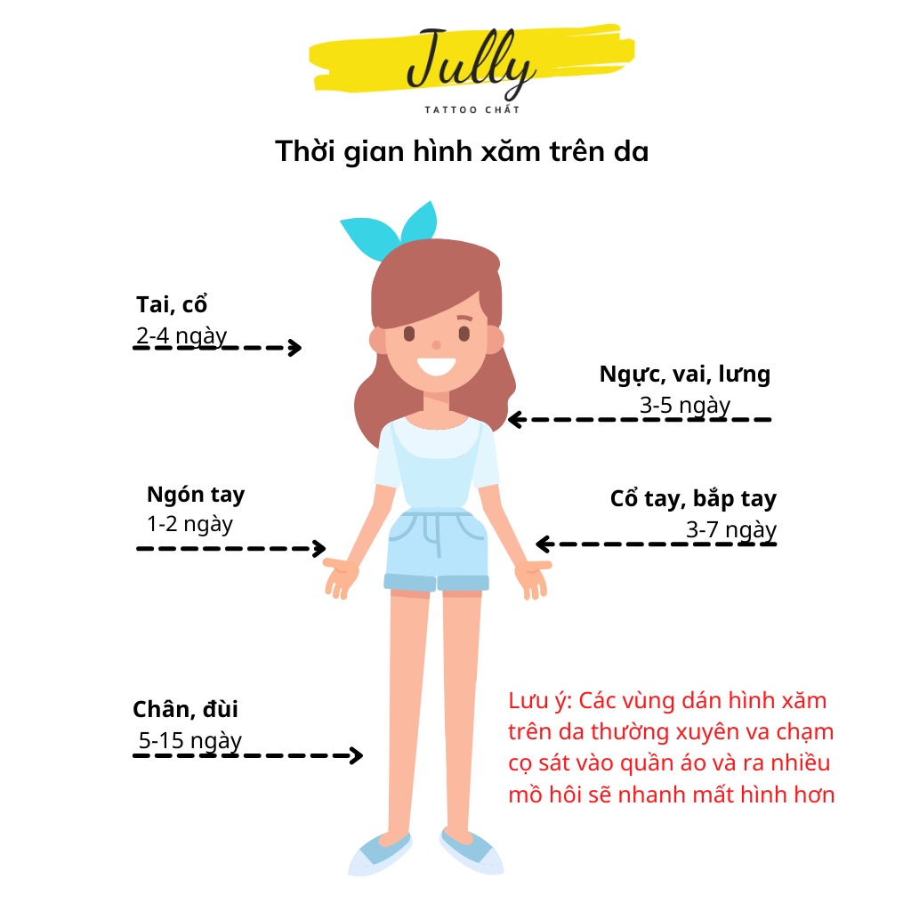 Hình xăm dán hoa hồng nhiều mẫu JULLY Tattoo chất, miếng dán chống nước an toàn bền đẹp, xăm tạm thời 15 ngày