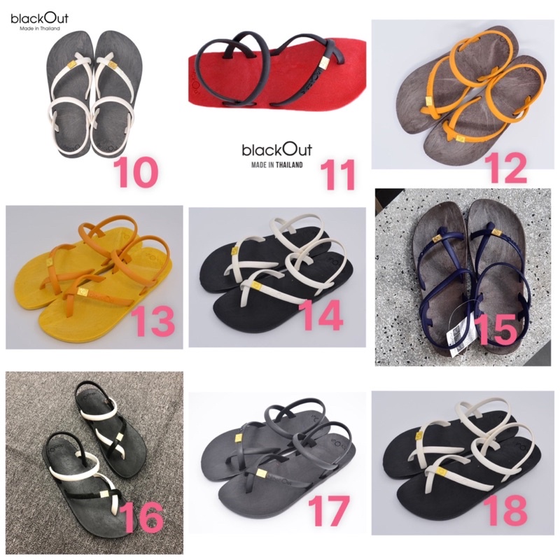 HOT! Dép Sandal THÁI LAN BlackOut Chính Hãng