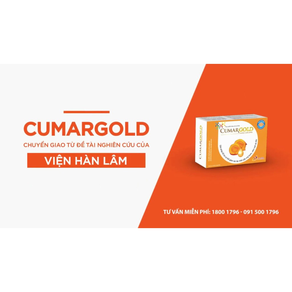 ✅ (CHÍNH HÃNG) Cumargold - Hỗ Trợ Điều Trị Viêm Loét Dạ Dày Hộp 30 Viên