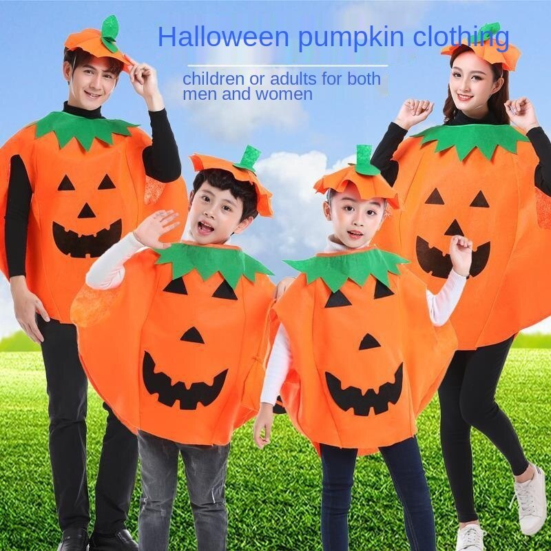 Trang phục hóa trang quả bí ngô nhân dịp Halloween cho người lớn và trẻ em