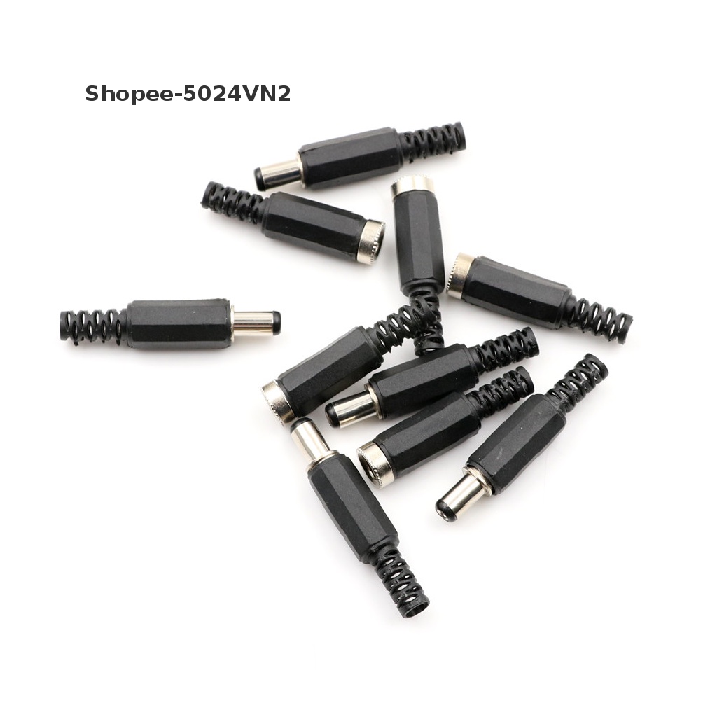 Set 10 Phích Cắm DC 5.5x2.1mm Đa Dụng Chất Lượng Cao