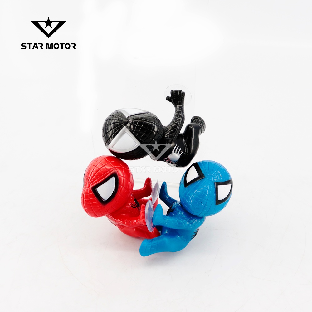 Người nhện Spider man gắn đuôi xe máy, xe điện, Ô tô nghộ nghĩnh