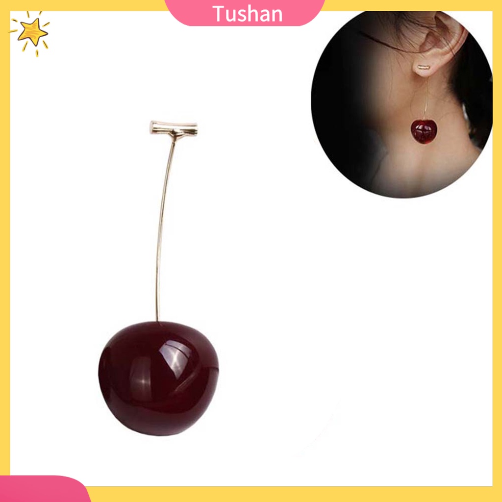 Hoa tai hình trái Cherry xinh xắn dành cho nữ