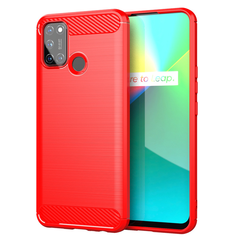 ốp điện thoại Dẻo Họa Tiết Cacbon 3c Cho Oppo F5 F7 Realme 6 6pro Realme 7 7i 7pro Realme C11 C17 | BigBuy360 - bigbuy360.vn