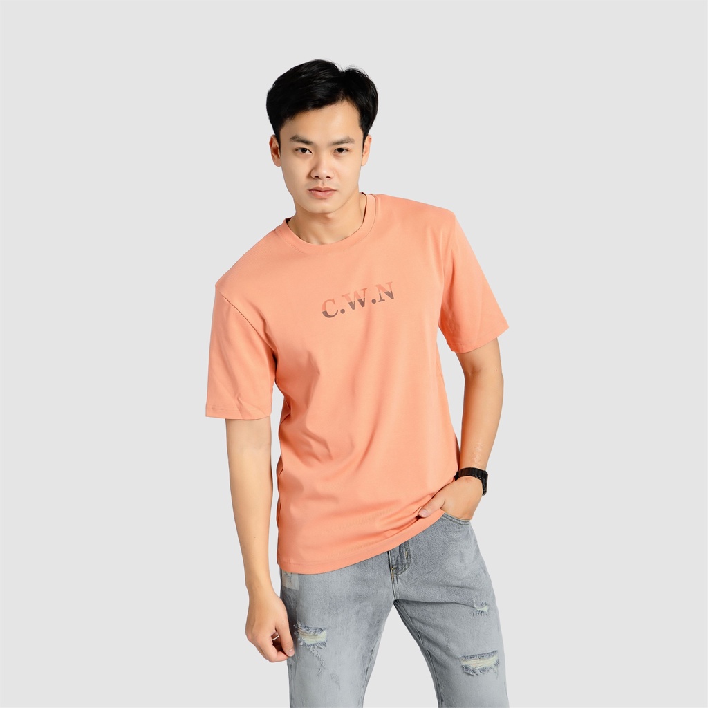 Aó thun ngắn cộc tay nam CIZA vải cotton form regular basic trẻ trung năng động ATNR51