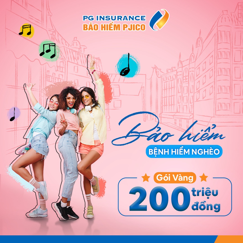 Toàn Quốc [E-voucher] PJICO - Bảo hiểm Bệnh hiểm nghèo - Gói Vàng