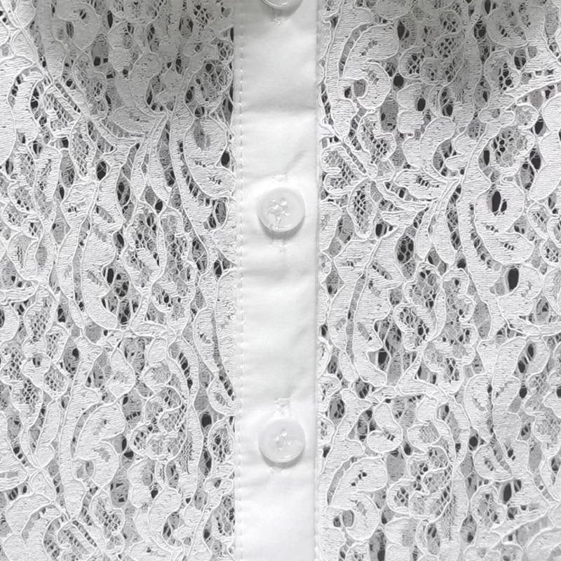 Xiangbao Áo Sweater Giả Ren Hoa Khoét Rỗng Thanh Lịch Có Thể Tháo Rời Trang Trí Cho Nữ