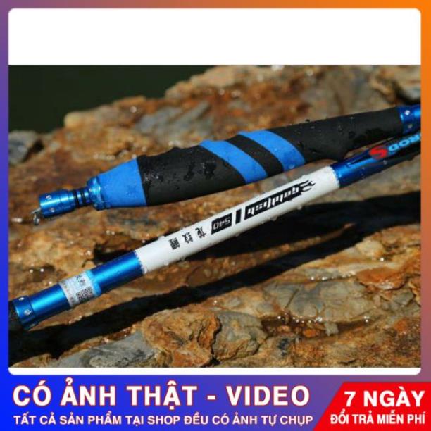 - [ tặng đọt phụ ] Cần Câu Tay Độ Cứng 3H Goldfish 3m6 - 5m4 Nhấc tĩnh 1.5kg, thu gọn 110cm