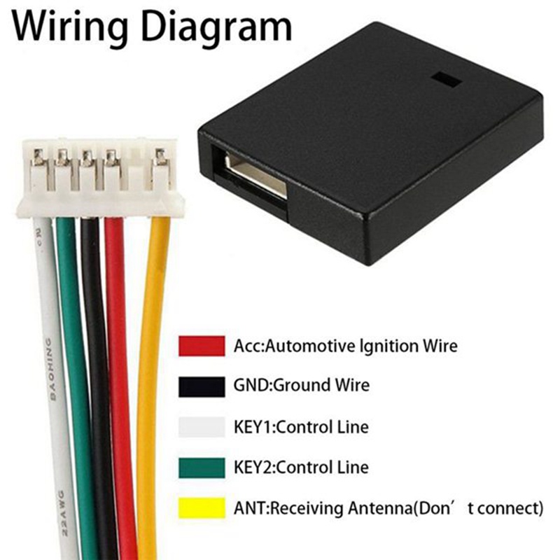 Bộ Điều Khiển Vô Lăng Không Dây Đa Chức Năng Thông Dụng Nút Điều Hướng DVD Bluetooth Có Đèn LED