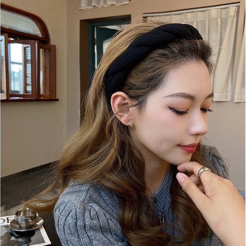 Băng Đô Thiết Kế Kiểu Xoắn Thời Trang Mới Cho Nữ