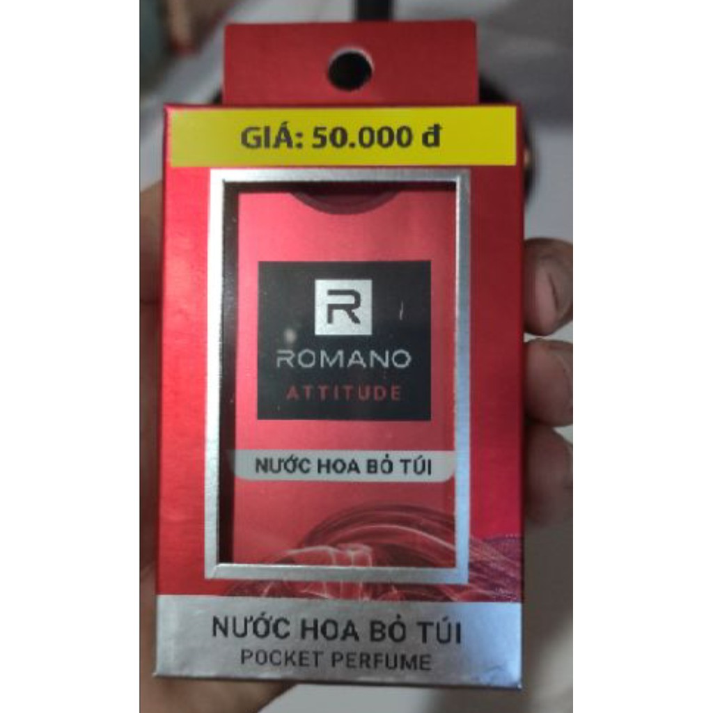 (5 MÙI) Nước Hoa Romano Cao Cấp Dành Cho Nam 18ml