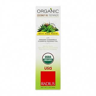 Kem Đánh Răng Hữu Cơ Vị Bạc Hà Lô Hội Radius 85g