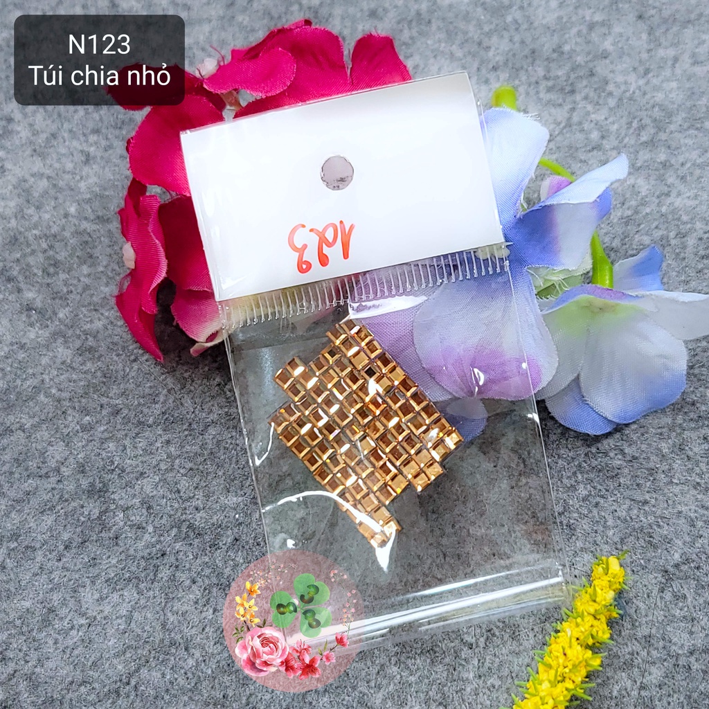 Mã N123 - Set phụ kiện , chuẩn chất lượng, đính dán móng, siêu sang chảnh.