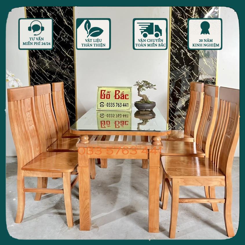 Các mẫu bàn ăn đẹp gỗ bàn ghế ăn - bàn ăn 6 ghế bàn ăn gỗ bàn ăn gổ bàn ăn go bộ bàn ăn 6 ghế gỗ sồi nga