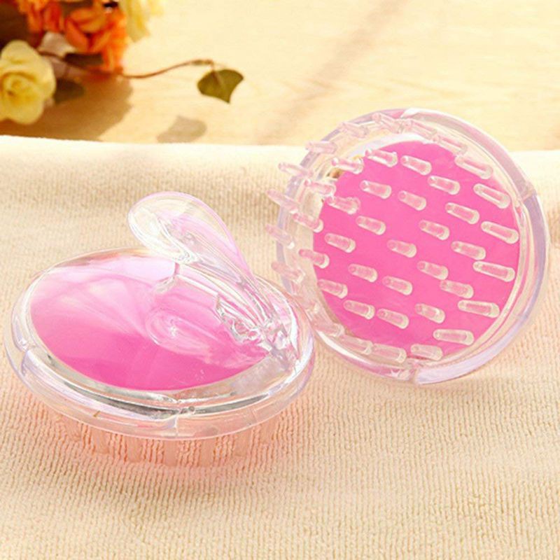 [Hàng mới về] Lược gội mát xa da đầu màu sắc ngẫu nhiên tiện lợi