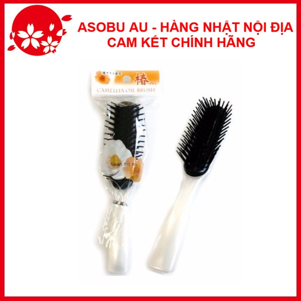 [Shopee giảm giá] Lược chải tóc Sakura màu trắng Nội địa Nhật Bản