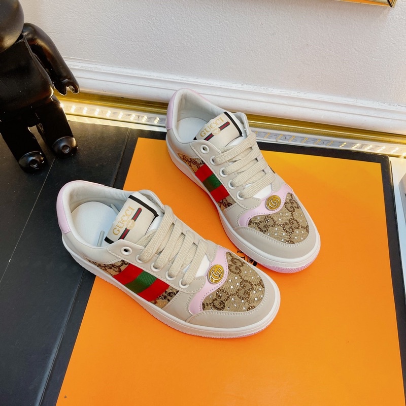 Giày thể thao gc hoạ tiết pha nhũ fullbox