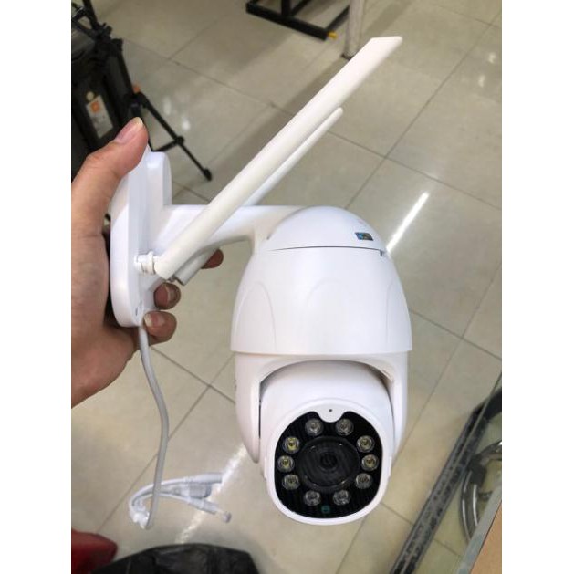 Camera ngoài trời không dây wifi xoay 360 Full HD, có hồng ngoại soi đêm