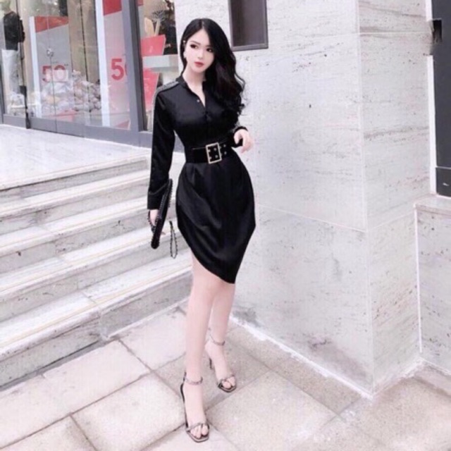 Váy lụa cao cấp kèm ảnh chụp thật