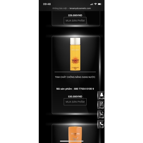 Kem chống nắng Tenamyd