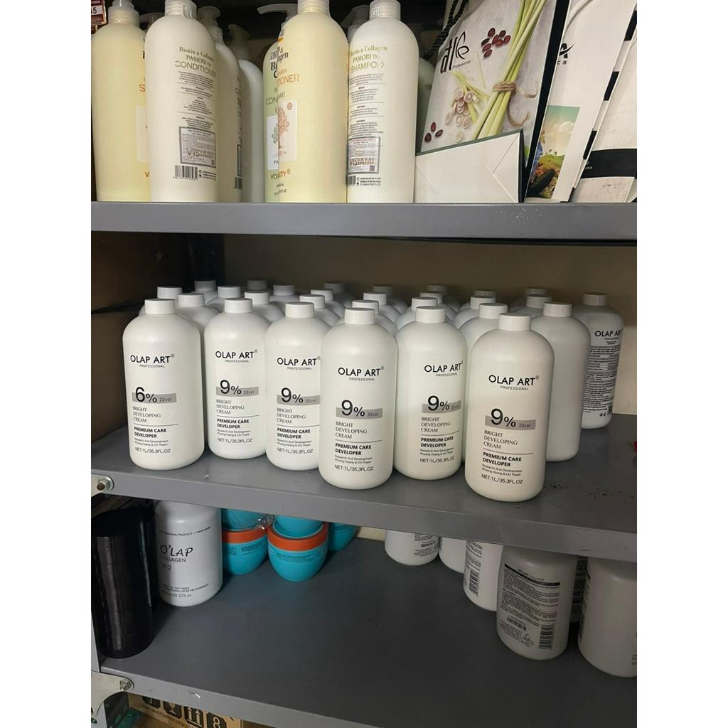Olap _ Dung dịch Oxy  Trợ Nhuộm OLAP COLAGEN 1000ml - Đặc Thơm Không Xót