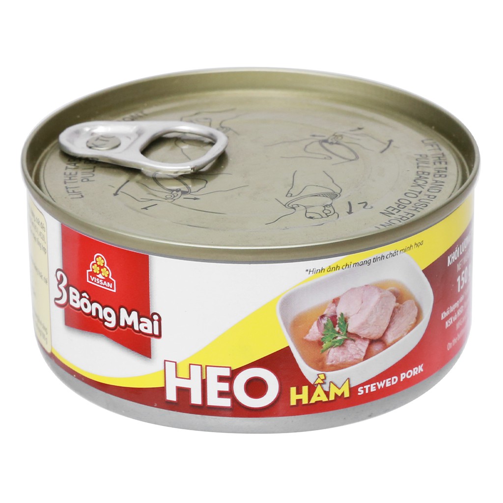 Combo 4 Heo Hầm 3 Bông Mai Hộp 150g