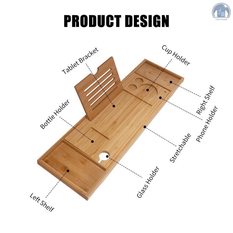 Khay gác bồn tắm Seliena T1