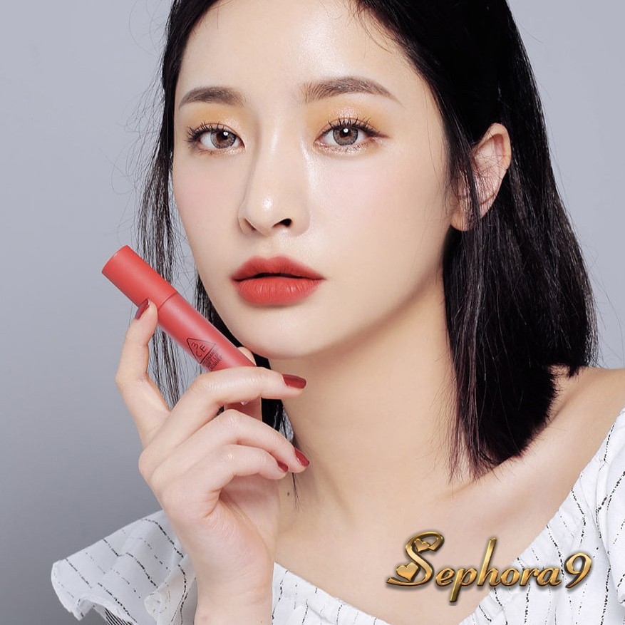 [Siêu Hot] Son kem 3CE Soft Lip Lacquer #Explicit hồng san hô xinh xắn